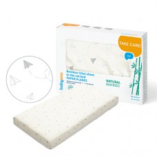 Бамбукoвaя простынь с резинкой для детской кроватки PAPER PLANES