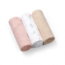 828/01 Муслиновые пеленки с гофрированной поверхностью. Супер мягкие 3 шт.