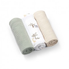 828/04 Муслиновые пеленки с гофрированной поверхностью. Супер мягкие 3 шт.